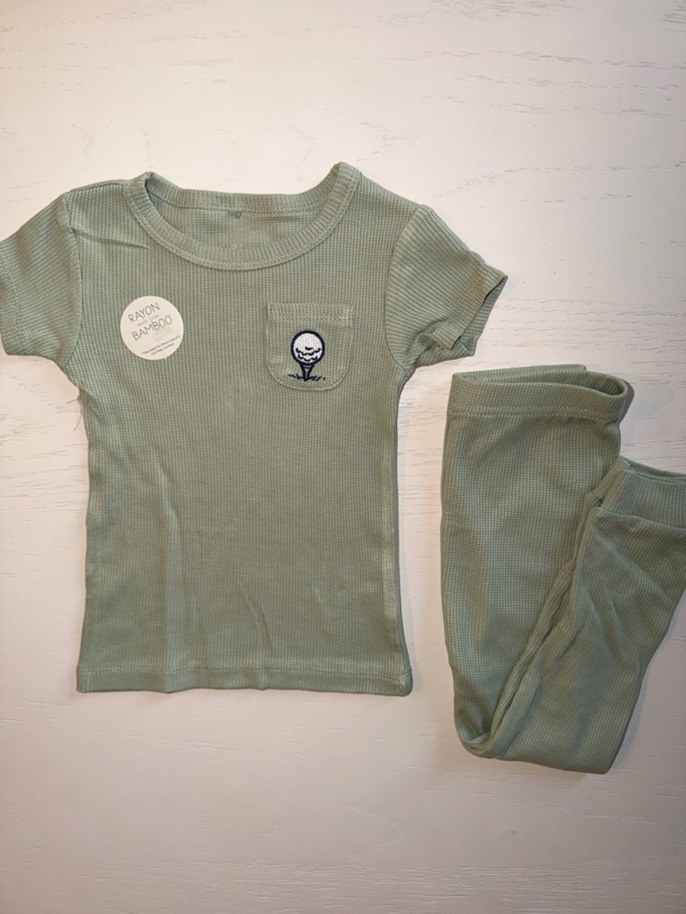 Milkberry Toddler Boy Golf Short Sleeve Pajama Set 2T 3T 4T